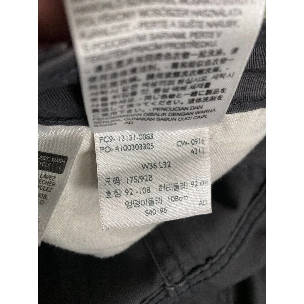 Levis Strauss & Co‎ Mens Straight Leg Jeans Faded Grey 36x32